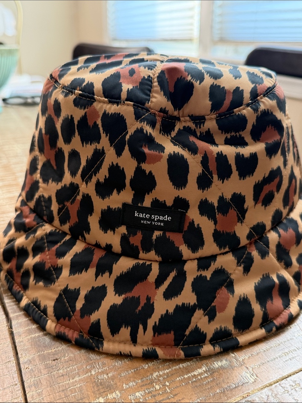kate spade Leopard Print Bucket Hat - Brown, Black, Rust